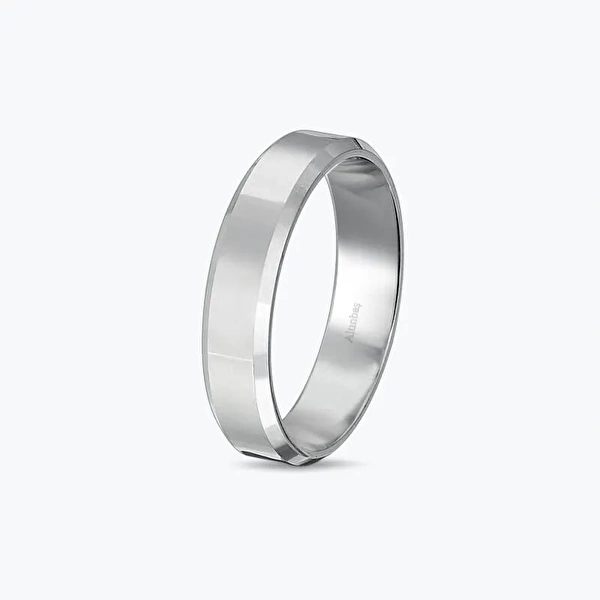 İkili Beyaz Altın Alyans