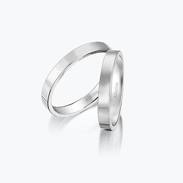 Beyaz Altın İkili Alyans