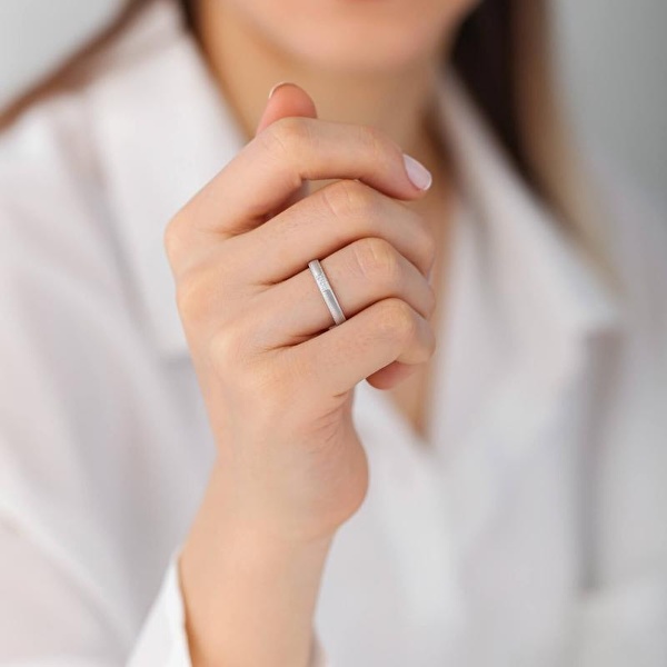 Pırlantalı Altın İkili Alyans