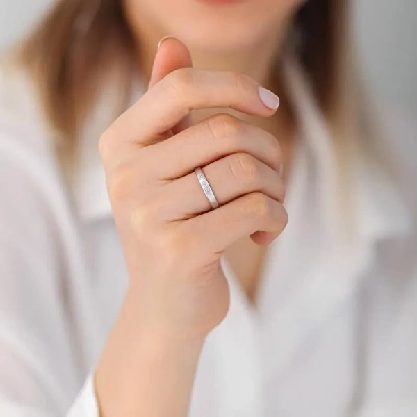 Pırlantalı Altın İkili Alyans