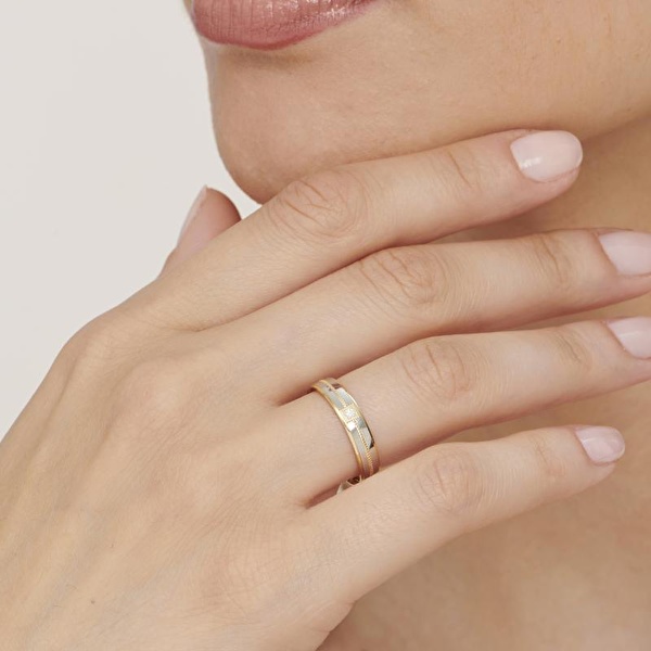 Pırlantalı Altın İkili Alyans