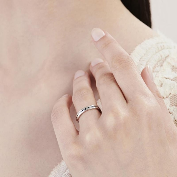 Pırlantalı Altın İkili Alyans