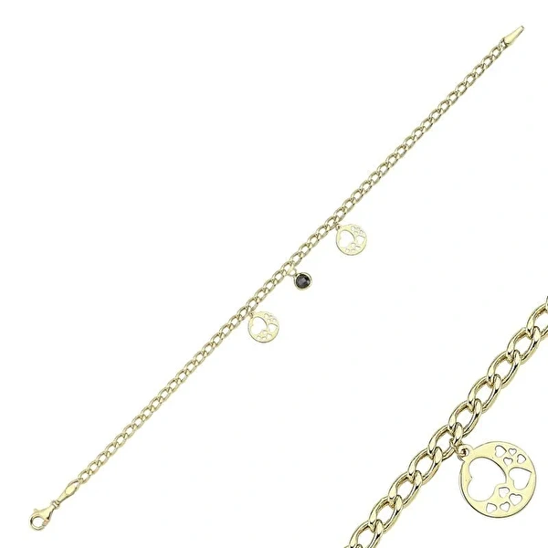 Altın Kalp Bileklik