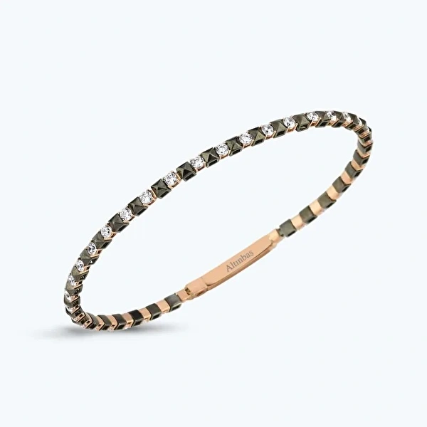 Altın Sarmal Su Yolu Bilezik