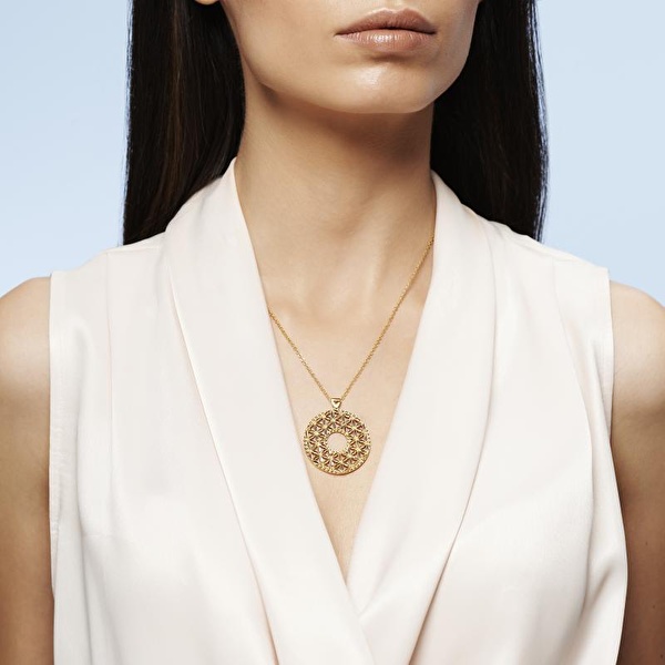 22 Ayar Altın Yaşam Çiçeği Kolye