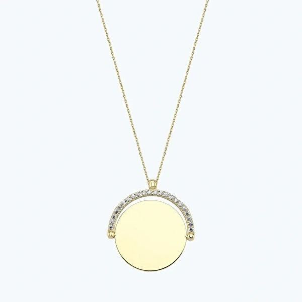 Altın İsimli Plaka Kolye