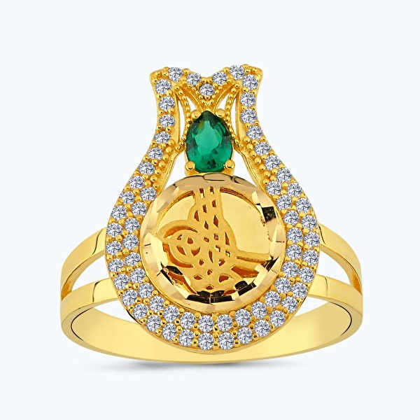 22 Ayar Altın Tuğralı Set