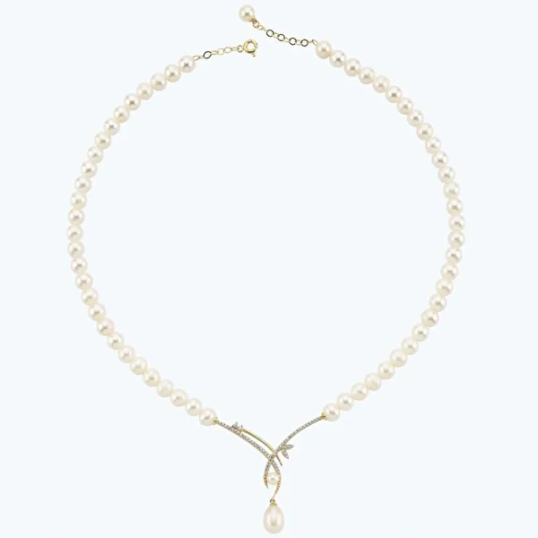 Altın İkili İnci Set