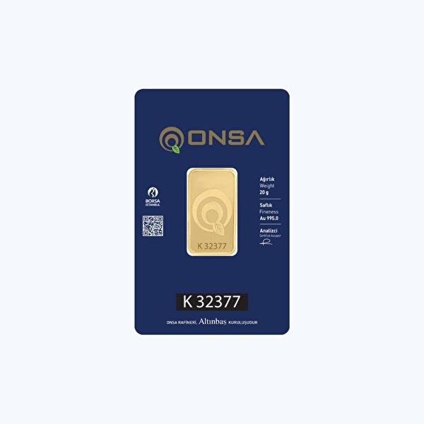 ONSA 24 Ayar 20 Gram Altın