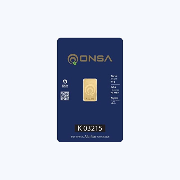 ONSA 24 Ayar 2.5 Gram Altın