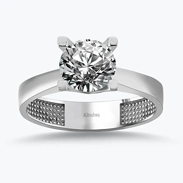 Altın Tektaş Yüzük