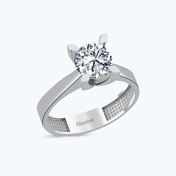 Altın Tektaş Yüzük