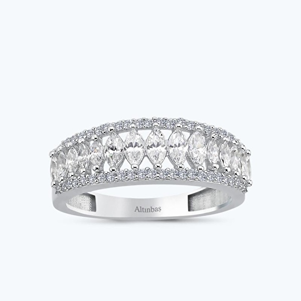 Altın Markiz Taşlı Yüzük