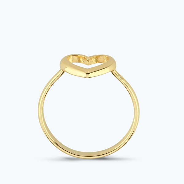 Altın Kalp Yüzük
