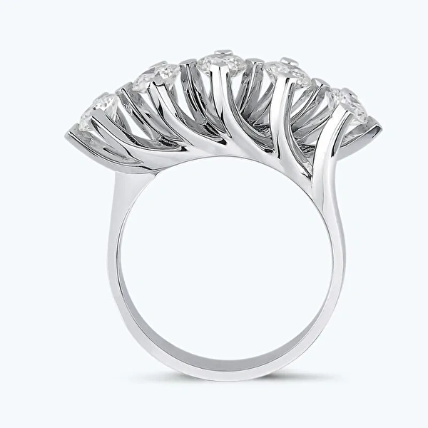 1.28 Karat Pırlanta Beştaş Yüzük