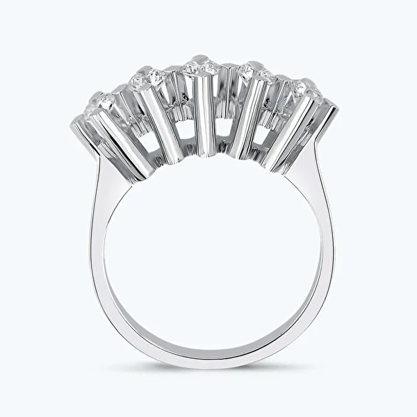 0.70 Karat Pırlanta Beştaş Yüzük