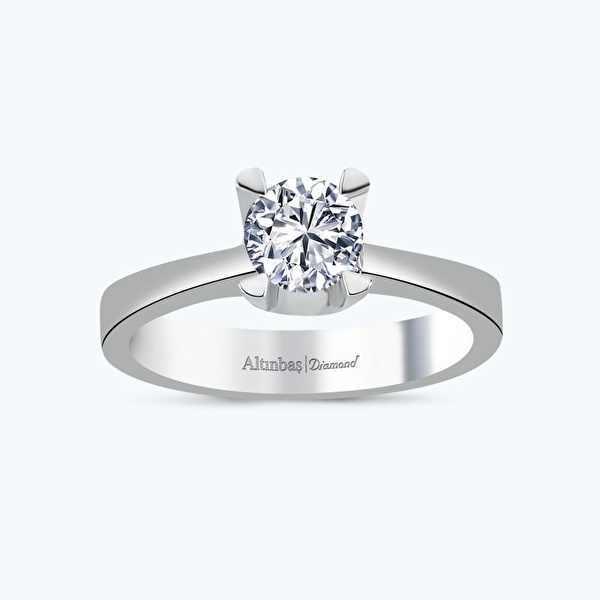 0.61 Karat Pırlanta Tektaş Yüzük