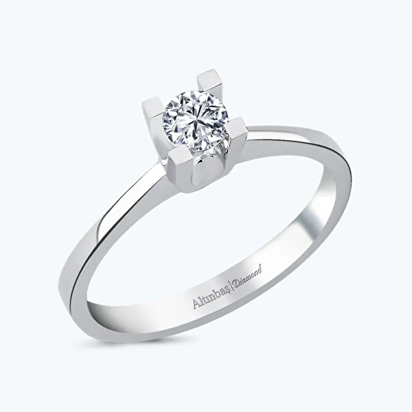 0.26 Karat Pırlanta Tektaş Yüzük