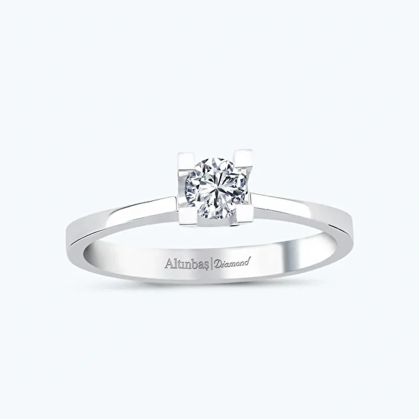 0.26 Karat Pırlanta Tektaş Yüzük