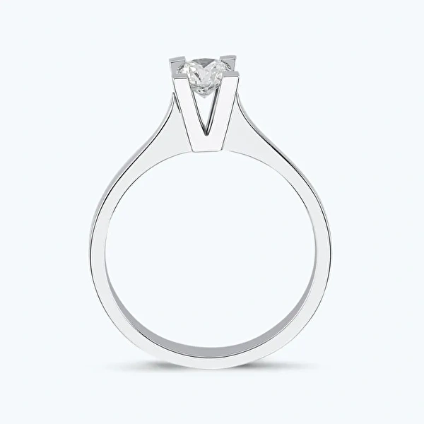 0.18 Karat Pırlanta Tektaş Yüzük