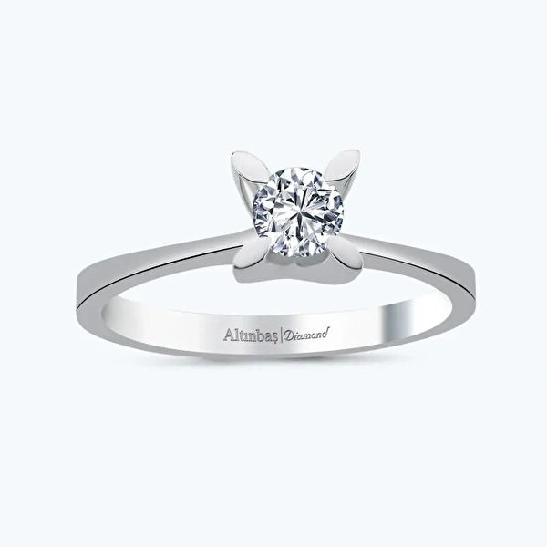 0.40 Karat Pırlanta Tektaş Yüzük