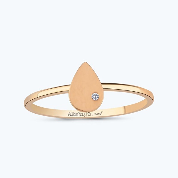 Pırlanta Damla Yüzük