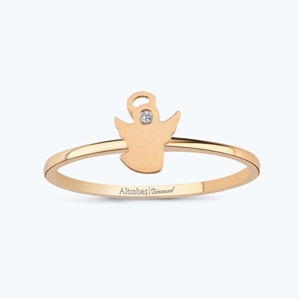 0.01 Karat Pırlanta Melek Yüzük