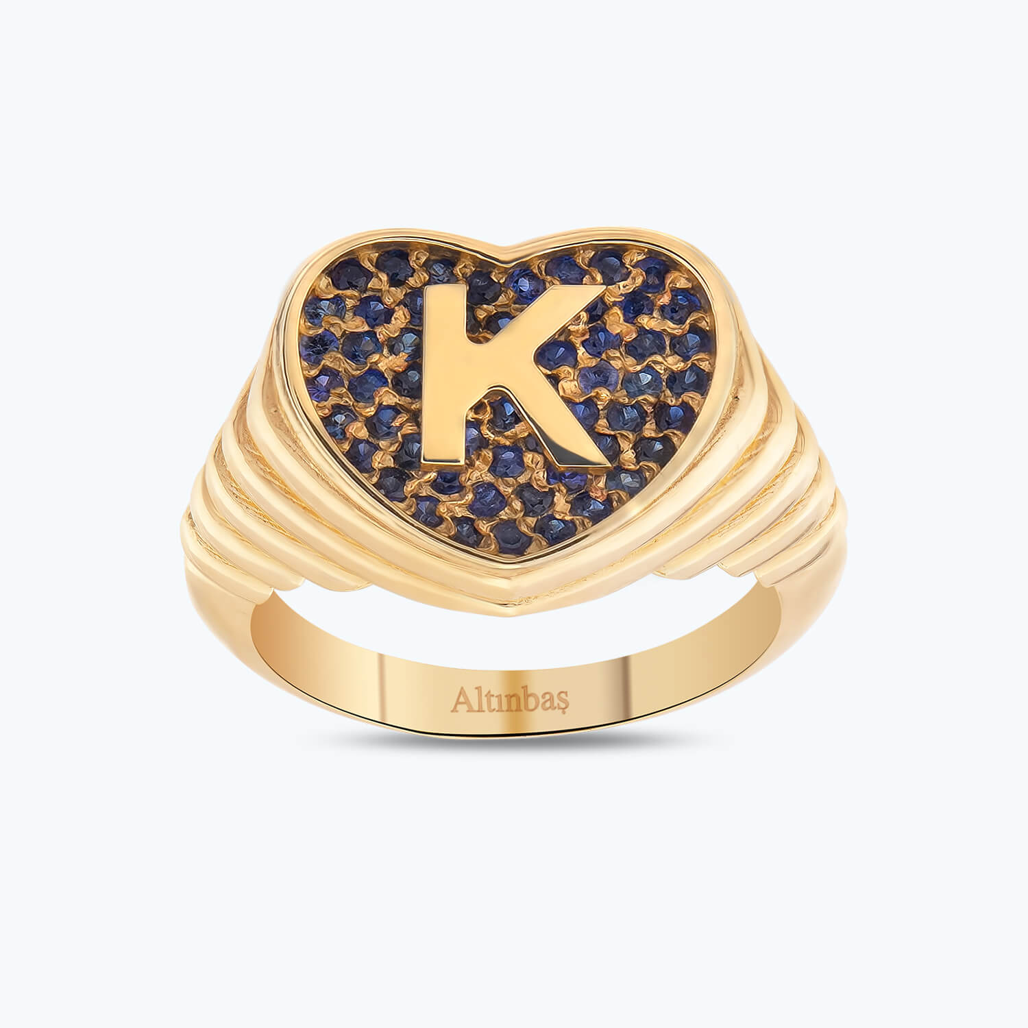 gold ring a letter