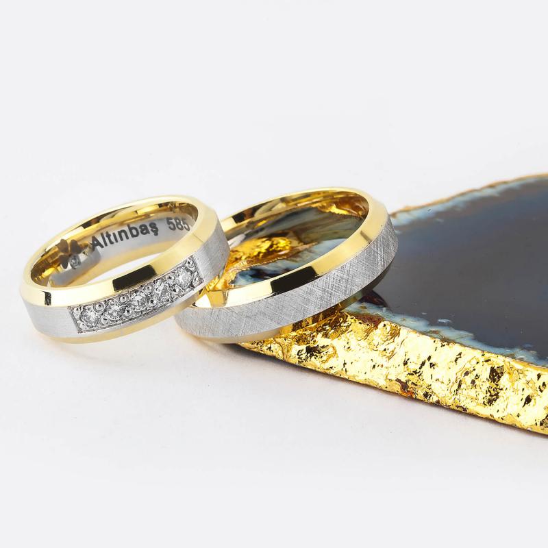0.24 Carat Diamond Wedding Rings