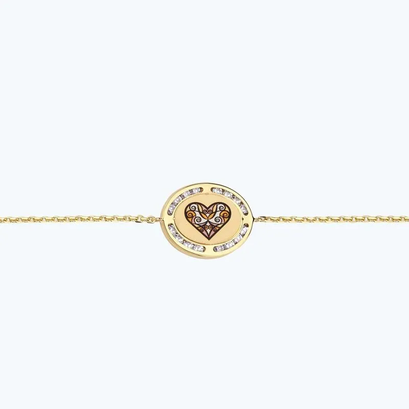 Heart Gold Bracelet