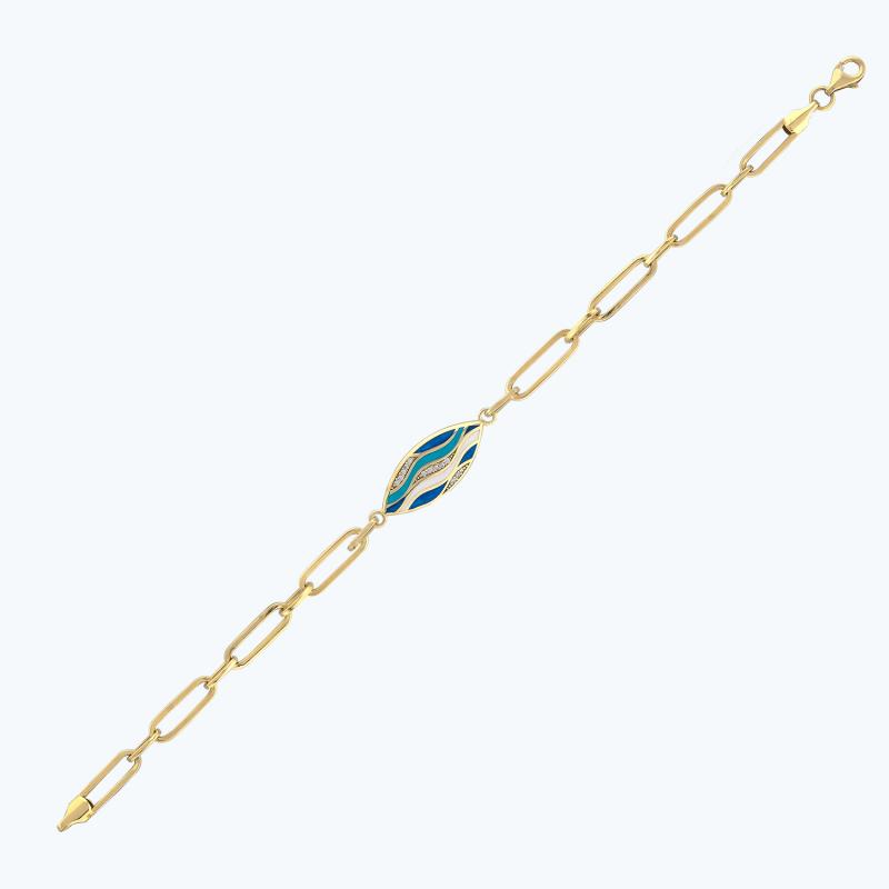 Moire Gold Bracelet