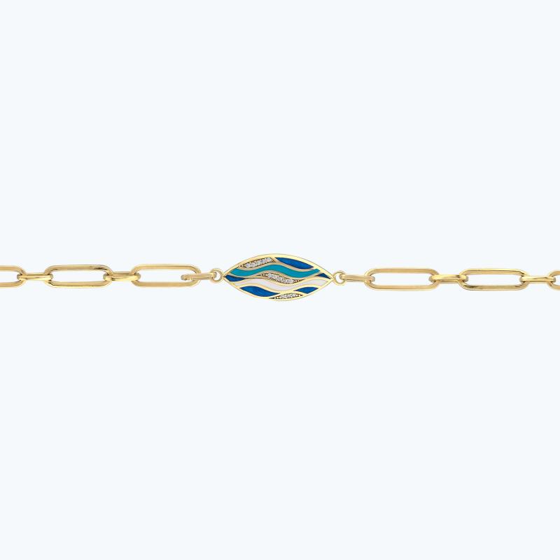 Moire Gold Bracelet