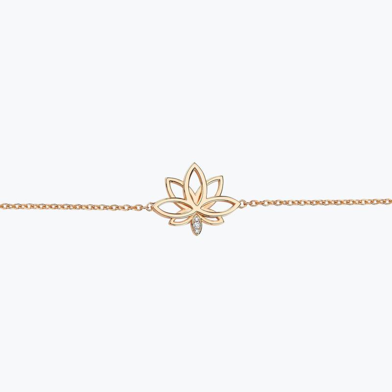 Lotus Diamond Bracelet
