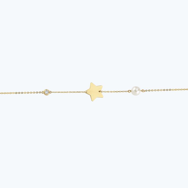 0.02 Carat Star Diamond Bracelet