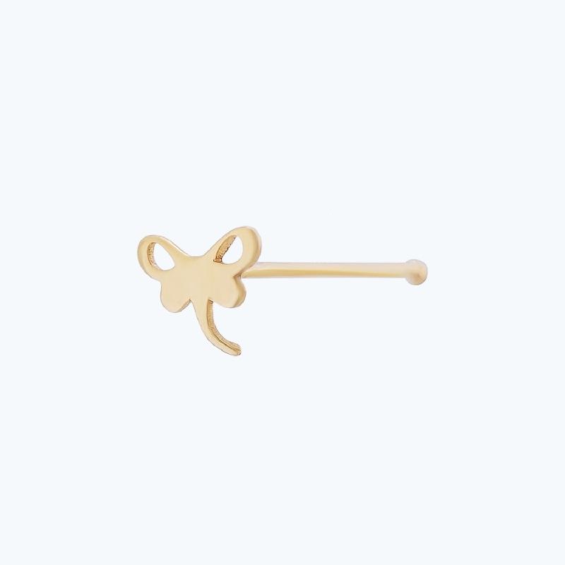 Dragonfly Gold Nose Ring