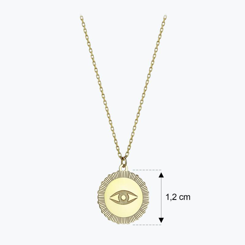 Altinbas Life Eye Gold Necklace