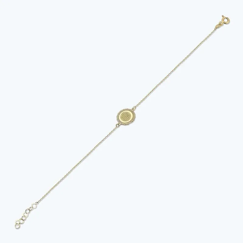 Altinbas Life Flower of Life Gold Bracelet