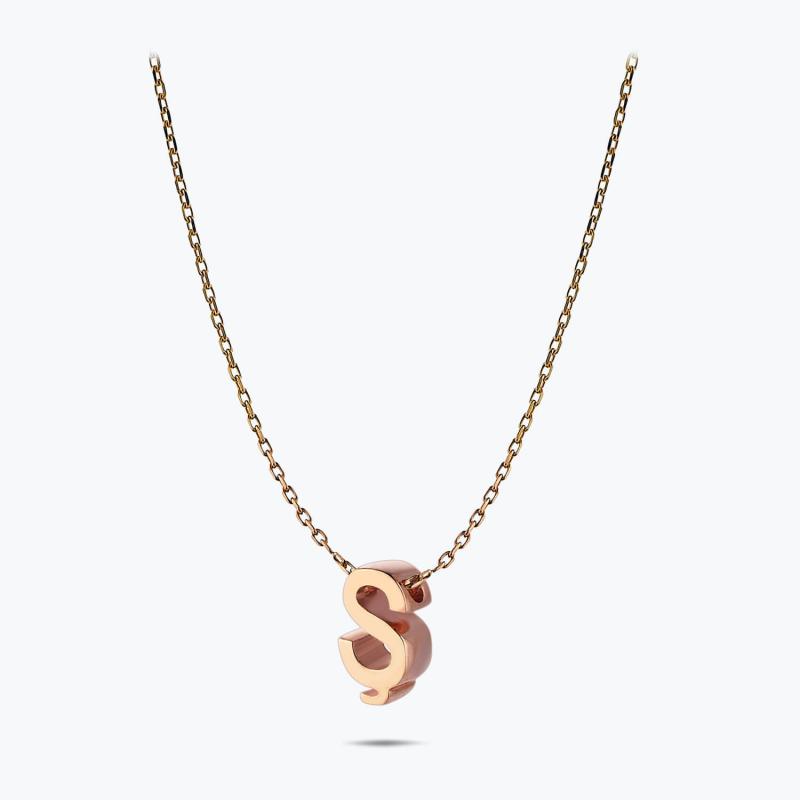 Letter Ş Gold Necklace