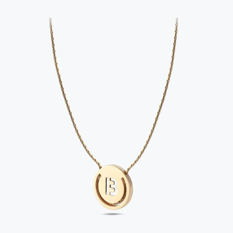 Letter B Gold Necklace