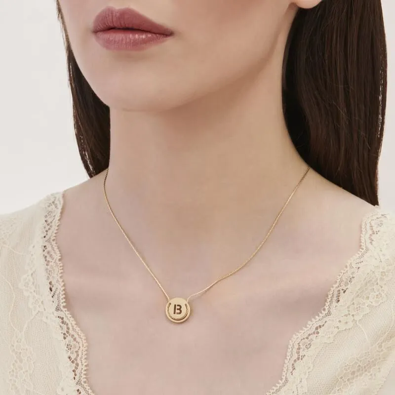 Letter B Gold Necklace