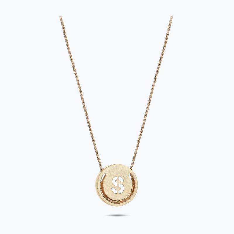 Letter S Gold Necklace
