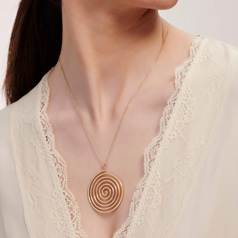 Reflection Gold Necklace