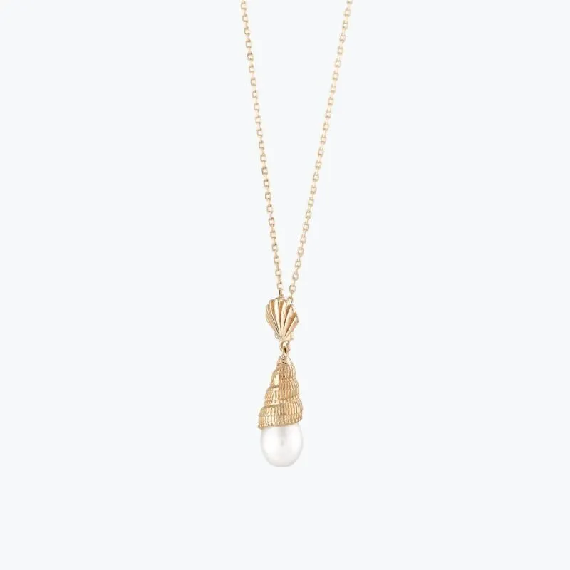 Oyster Pearl Gold Necklace