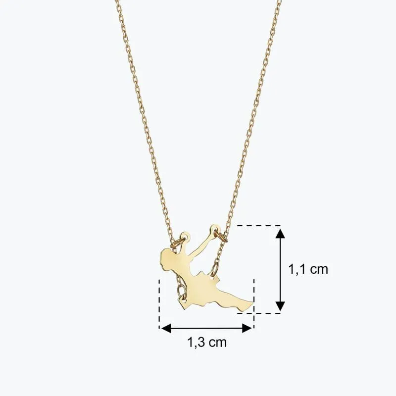 Swing Gold Necklace