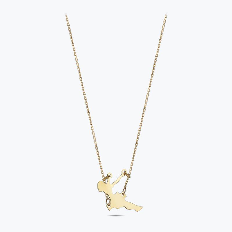 Swing Gold Necklace
