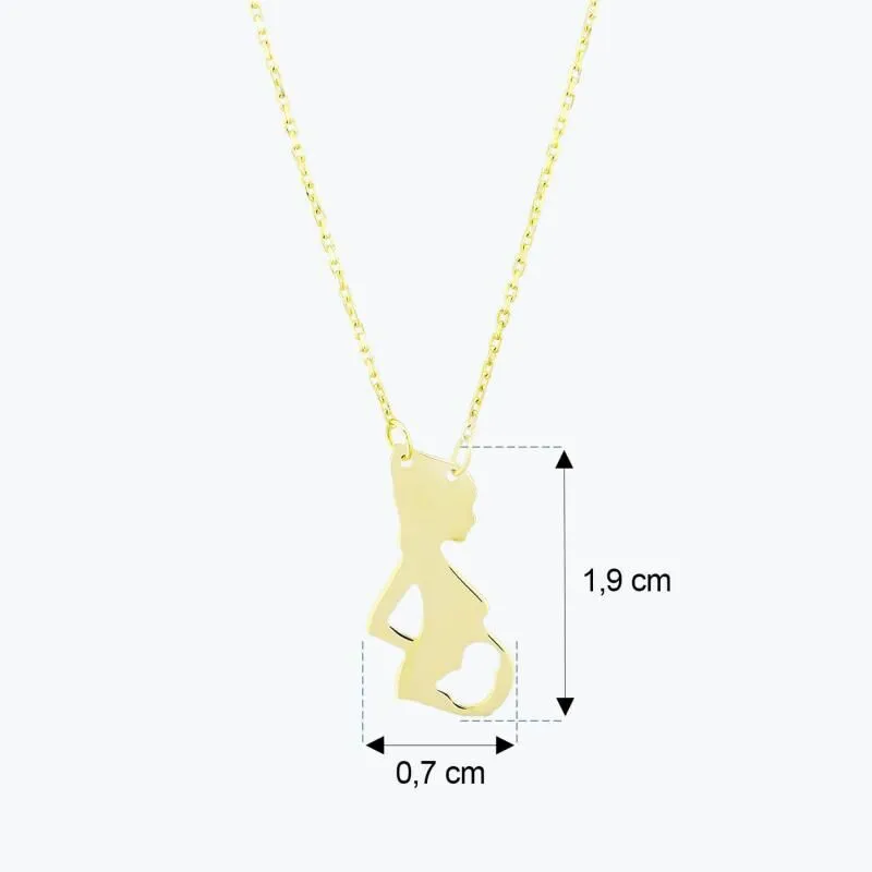 Being Mom Gold Necklace