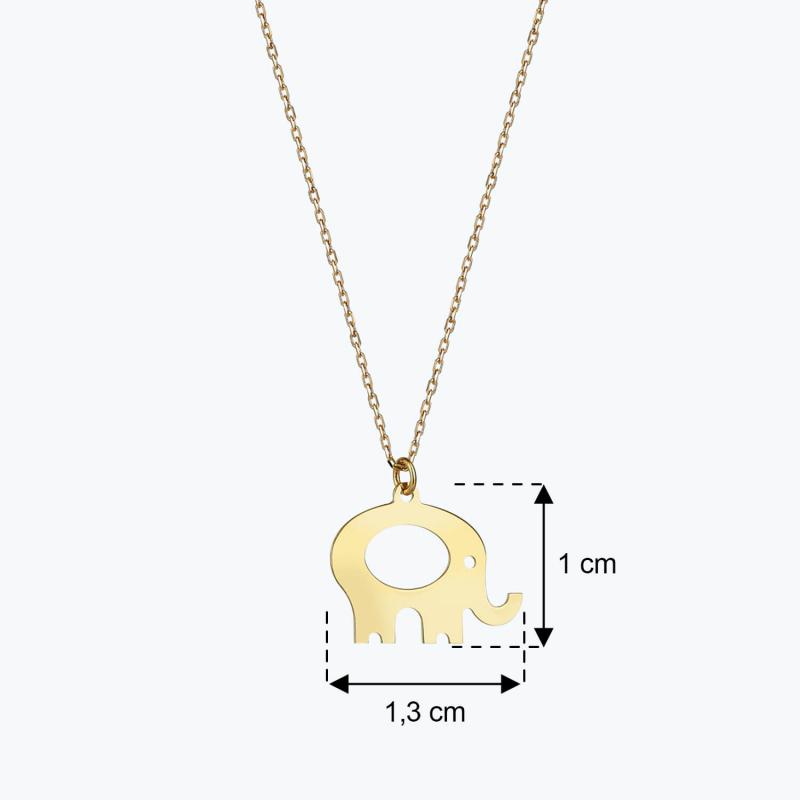 Elephant Gold Necklace