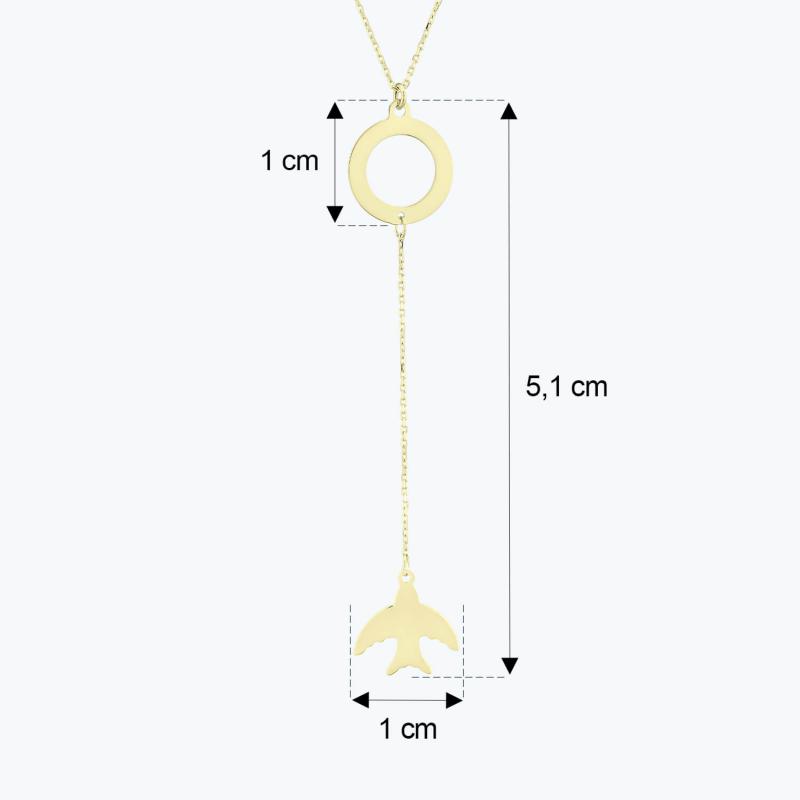 Gold Swallow Necklace