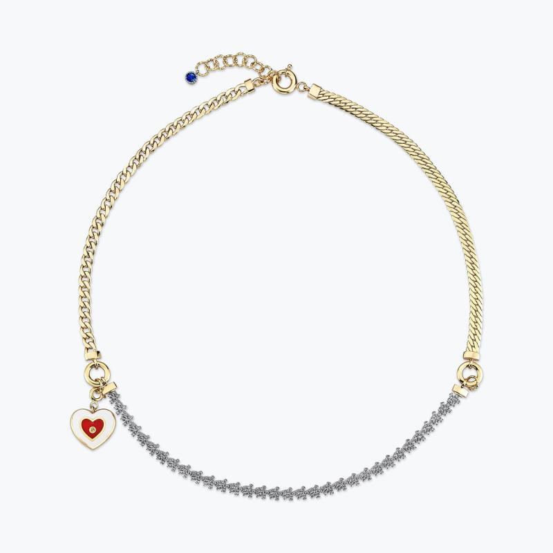 Mood Heart Gold Necklace