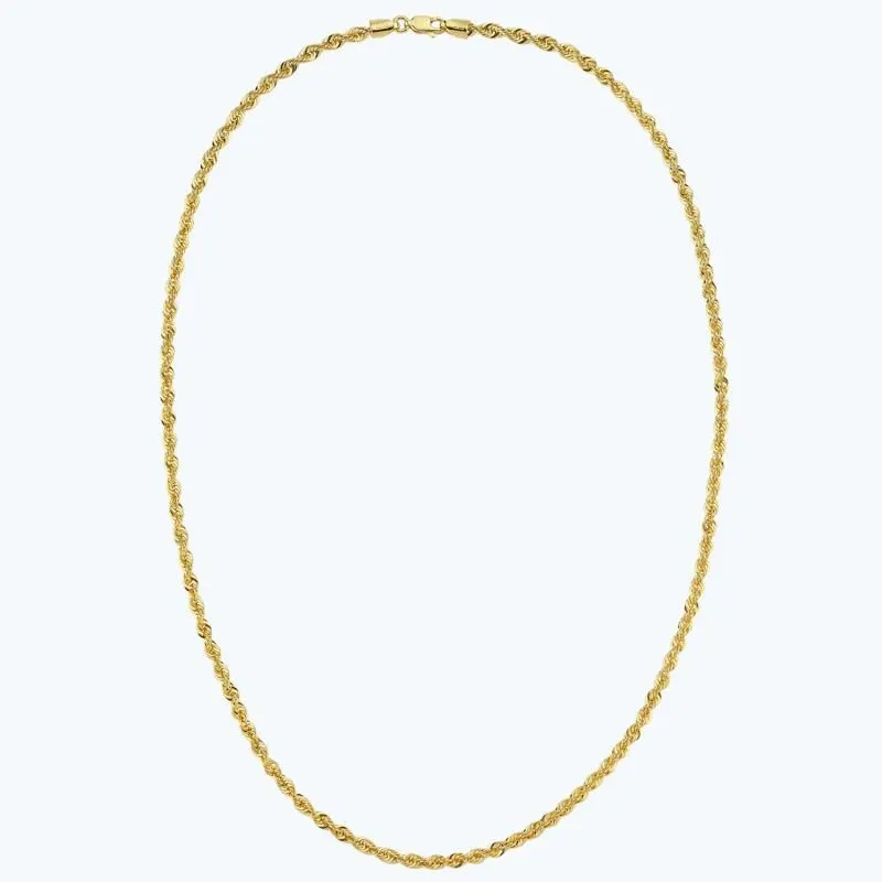 Rope Gold Chain Necklace